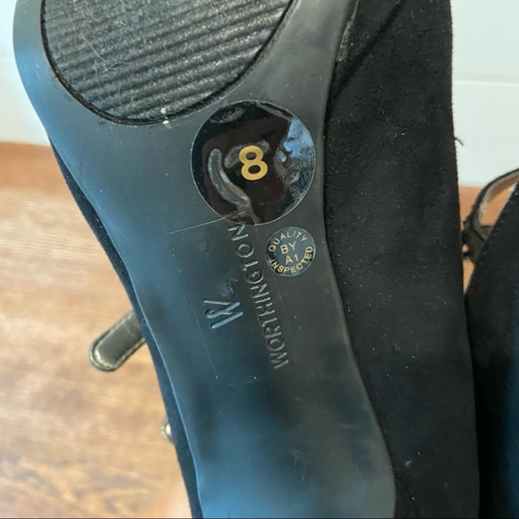 Worthington | NEW Black Harper Round Toe Heel Size 8 - Picture 5 of 11
